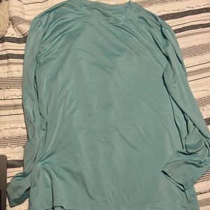 Men’s Guy Harvey Offshore Fishing Performance Sun Protection Top Blue Size Large